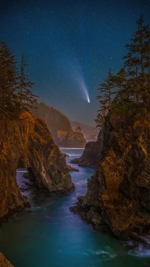 Iphone 12 Pro Shooting Star Wallpaper