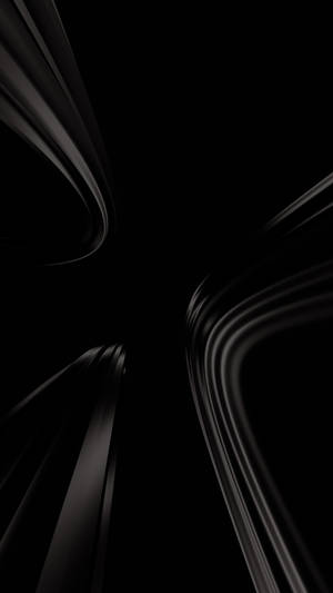 Iphone 13 Black Curve Lines Wallpaper