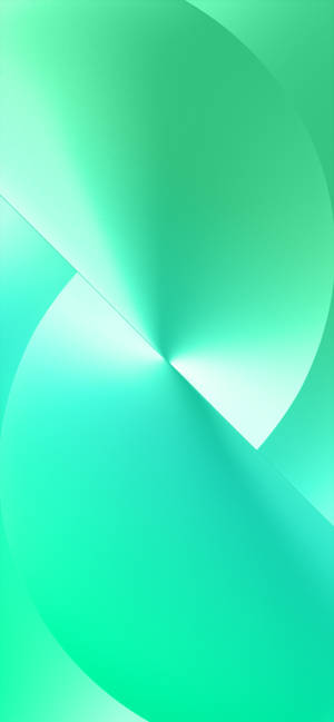 Iphone 13 Pro Max Green Split Wallpaper