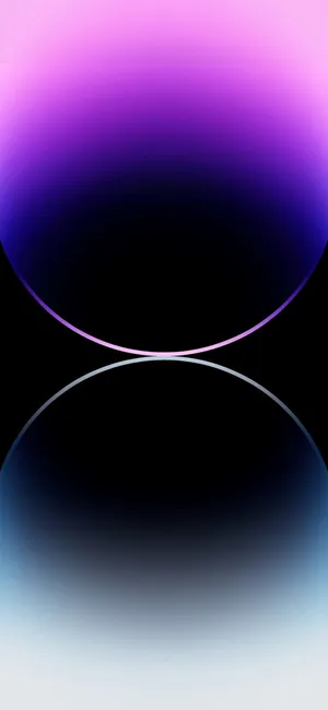 Iphone 14 Ring Line In Dark Wallpaper
