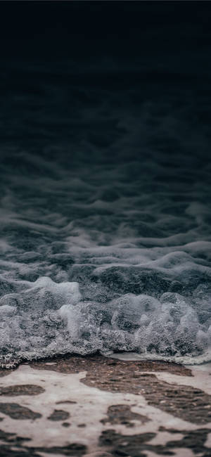 Iphone 7 Beach Shore At Night Wallpaper