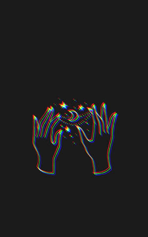 Iphone Aesthetic Magical Hands Wallpaper