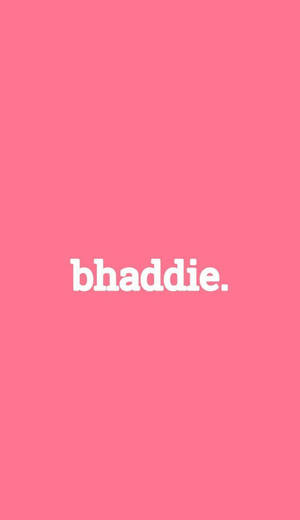 Iphone Baddie Minimalist Pink Wallpaper