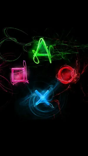 Iphone Gaming Controller Colorful Buttons Wallpaper