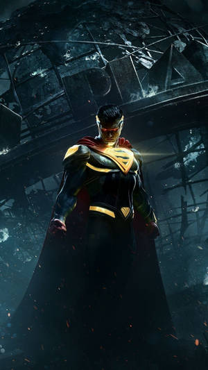 Iphone Gaming Glowing Superman Wallpaper