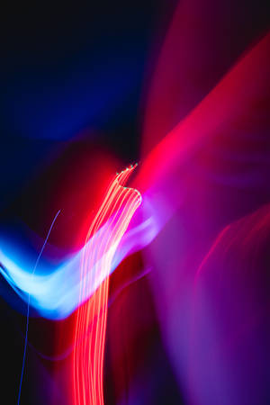 Iphone Home Screen Light Streaks Wallpaper