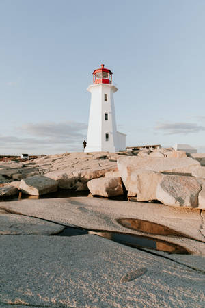 Iphone Lock Screen Sea Lighthouse Wallpaper