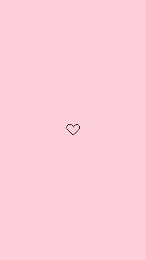 Iphone Pink Aesthetic Heart Wallpaper