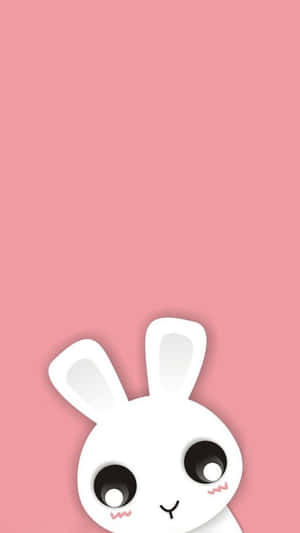 Iphone Simple Cute Bunny Wallpaper