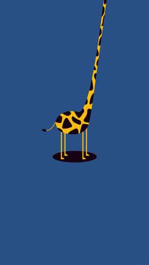 Iphone Simple Cute Giraffe Wallpaper