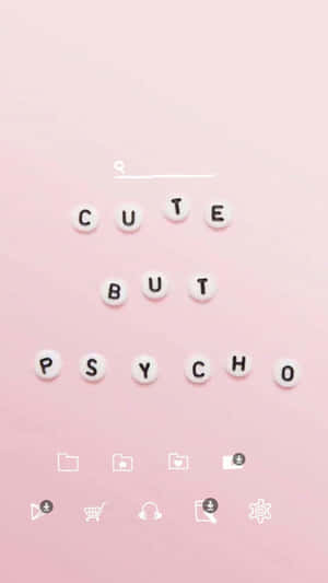 Iphone Simple Cute Psycho Wallpaper