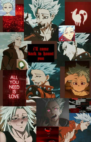 Iphone Wallpaper Displaying The Seven Deadly Sins Wallpaper