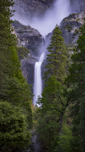 Iphone Waterfall Lock Screen Wallpaper