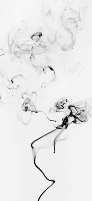 Iphone White Black Smoke Wallpaper