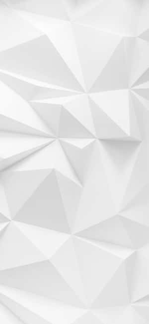 Iphone White Geometric Shapes Wallpaper