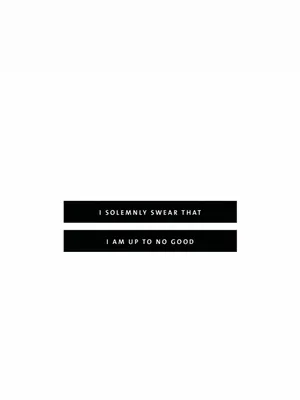 Iphone White Solemnly Swear Wallpaper