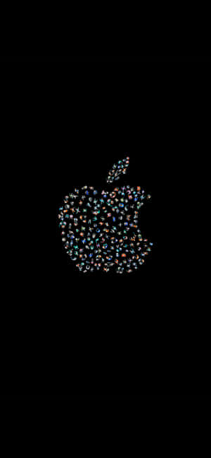 Iphone X Apple Logo Display Wallpaper