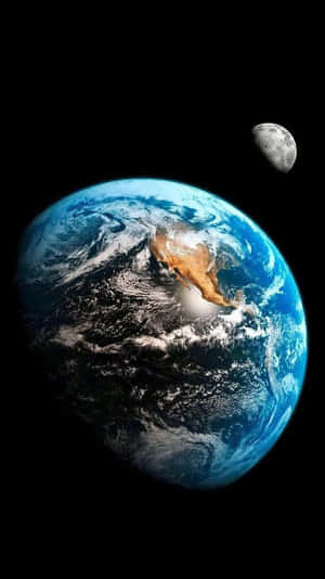 Iphone X Captures The Mesmerizing View Of The Earth Wallpaper