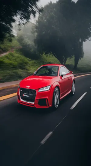 Iphone X Car Audi Tt Wallpaper