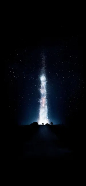 Iphone X Original Light Blast Upwards Wallpaper