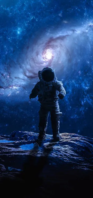 Iphone Xr Space Astronaut On Moon Wallpaper