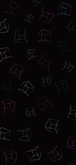 Iphone Xs Max Oled Cube Art Wallpaper