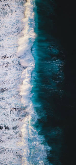 Iphone Xs Ocean Seafoam Wallpaper