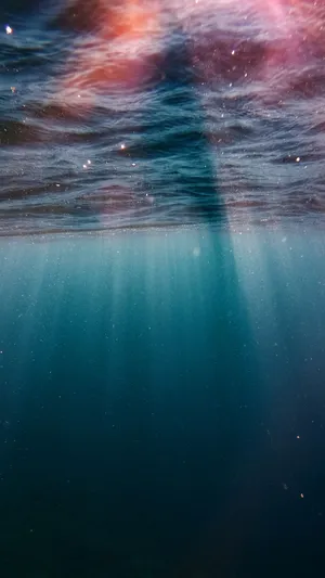 Ipod Touch Pink Sunlight Shining Water Wallpaper