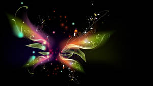 Iridescent Butterfly Wings Wallpaper