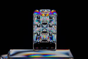 Iridescent Dark Abstract Case Wallpaper