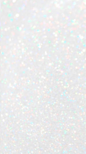 Iridiscent White Glitter Sparkle Iphone Wallpaper