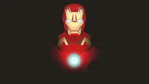 Iron Man 4k Glowing Orb Art Wallpaper