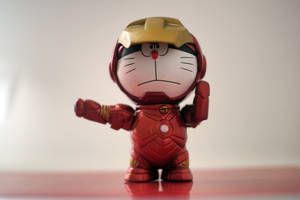 Iron Man Doraemon 4k Wallpaper