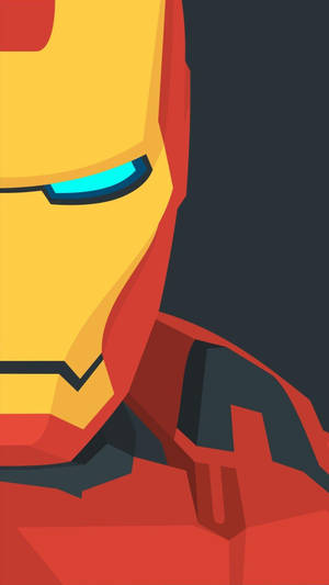 Iron Man Iphone Vector Art Wallpaper