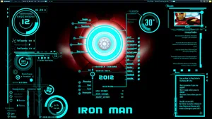 Iron Man Jarvis Desktop 2012 Wallpaper
