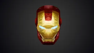 Iron Man Logo Cubism Art Wallpaper