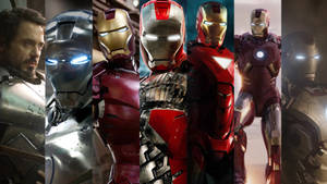 Iron Man Mark 85 And Predecessors Wallpaper