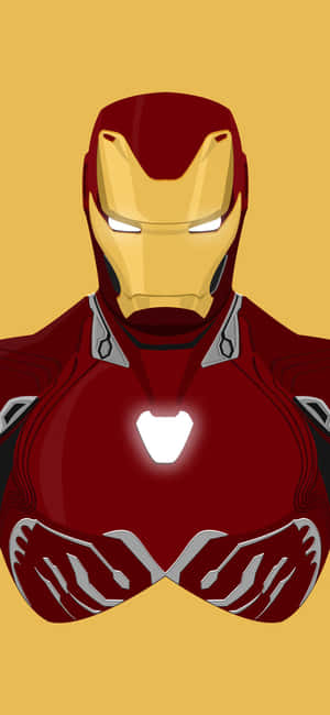 Iron Man Yellow Iphone X Wallpaper