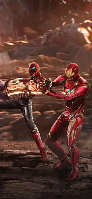 Iron-spider Marvel Iphone X Wallpaper