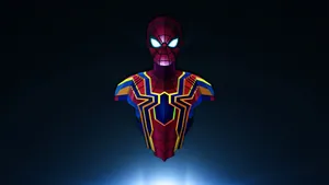 Iron Spiderman 1366x768 Wallpaper