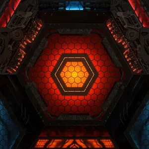 Ironman's Hexagon Chest Piece Wallpaper