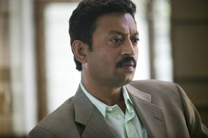 Irrfan Khan With Mustache Wallpaper