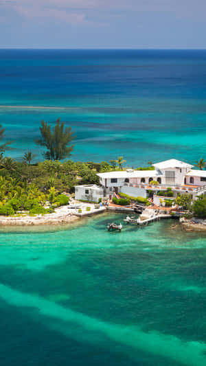 Island Beach Resort In The Caribbean Sea Wallpaper