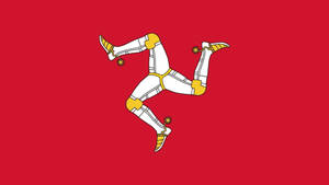 Isle Of Mann Flag Wallpaper