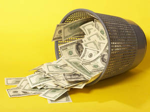 It's All About Money - The Amazing Basket Of Money Wallpaper