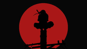 Itachi Cool Red Sun Wallpaper