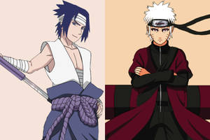 Itachi Naruto Drip In Stylish Clothing Wallpaper