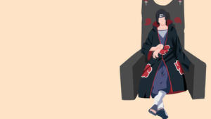 Itachi On A Throne Akatsuki Pc Wallpaper