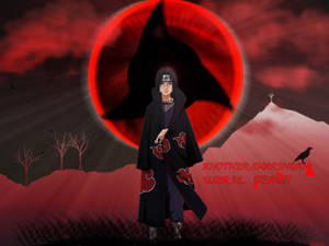 Itachi Uchiha's Mangekyō Sharingan Wallpaper