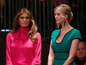 Ivana Trump Donning A Green Dress Wallpaper